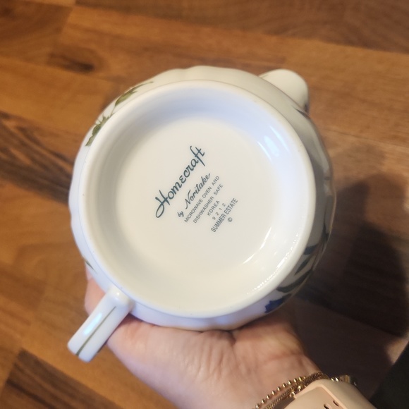 Summer Estate by Noritake Homecraft Small Gravy Boat or Large Creamer Floral - Picture 7 of 13